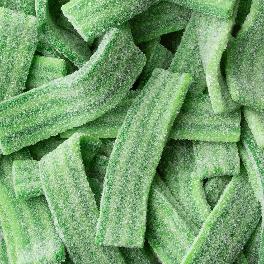 Fini Cintaroos Green Apple Sour Strip Candy 10pk 2.8oz/80g