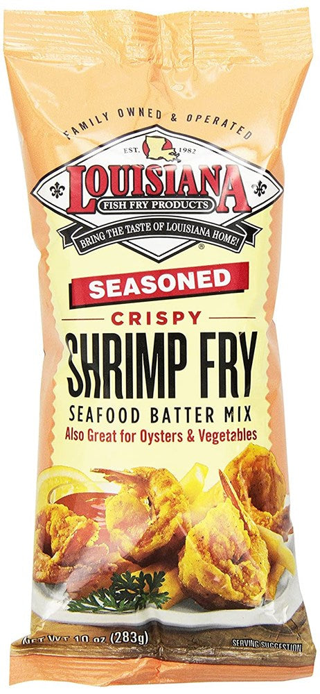 Louisiana FFP Shrimp Fry Seasoned Crispy 10oz/283g (Best by Aug 2025)