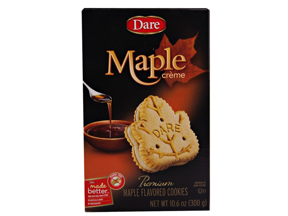 Dare Maple Leaf Creme Cookies 10.6oz/300g