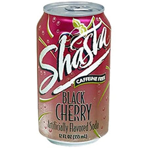Shasta Black Cherry 12floz/355ml