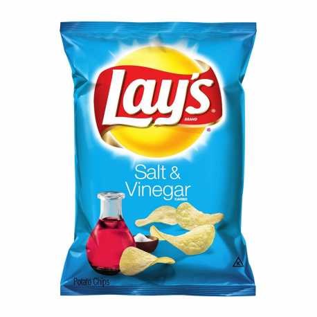 Lays Salt & Vinegar Potato Chips 1oz/28.3g     5641