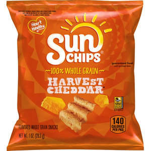 Sun Chips Harvest Cheddar Whole Grain Snacks