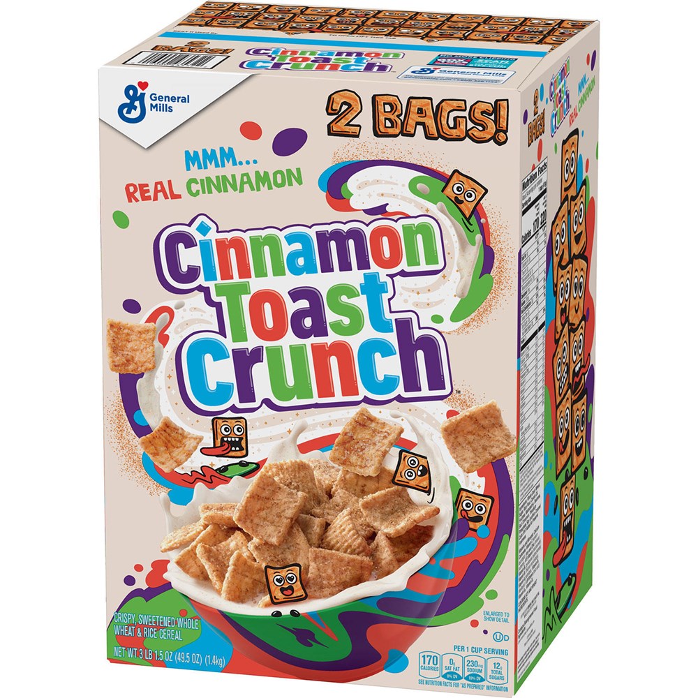 GM Cinnamon Toast Crunch Cereal 49.5oz/1.4kg