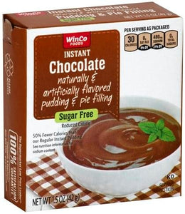 Winco Instant Pudding SF Chocolate 1.5oz/42g