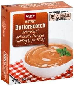 Winco Instant Pudding Butterscotch  3.4oz/96g