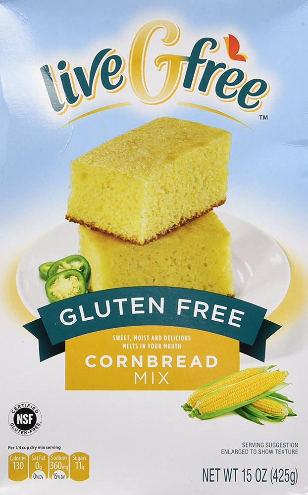 Live G Free Corn Bread Mix 15oz/425g