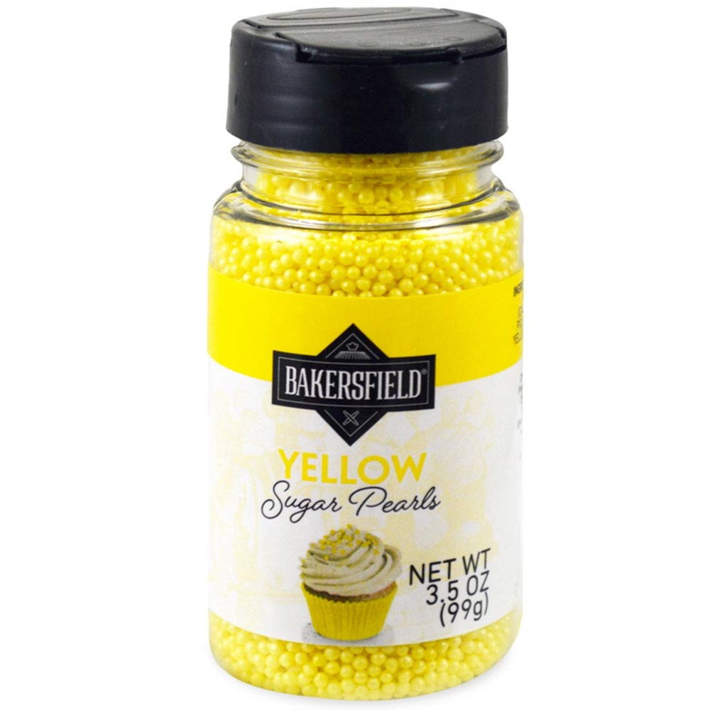 Bakersfield Yellow Sugar Pearls 3.5oz/99g