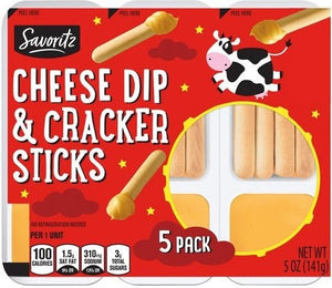 Savoritz Cheese Dip & Cracker Sticks 5oz/141g