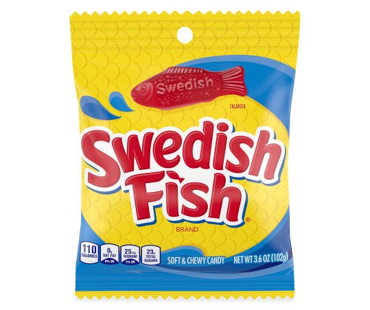 Swedish Fish Soft & Chewy Bag 3.6oz/102g