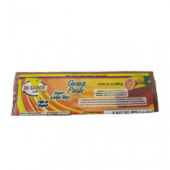 Su Sabor Guava Paste Super Lonja Roja 400g (Best by Sept 2025)