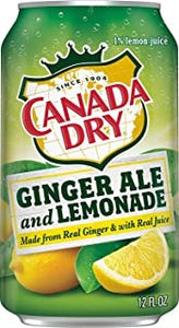 Canada Dry Ginger Ale & Lemonade can 12floz/355ml                       5308
