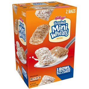 Kelloggs Frosted Mini Wheats (2 Bags) 55oz/1.55kg