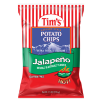 Tims Potato Chips Jalapeno Hot 1.5oz
