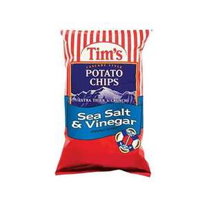 Tims Cascade Potato Chips Sea Salt & Vinegar 1.5oz