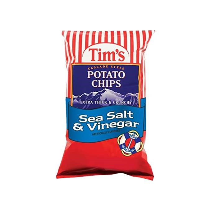 Tims Cascade Potato Chips Sea Salt & Vinegar 1.5oz