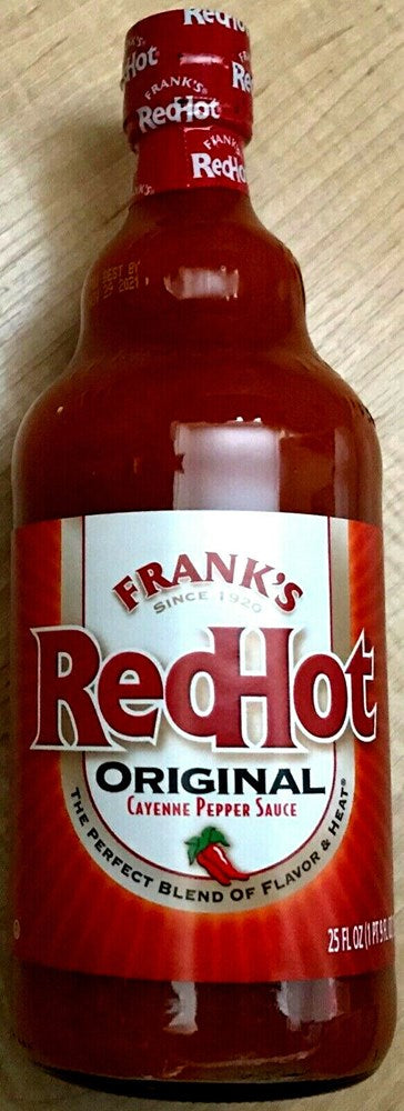 Franks Red Hot Original Cayenne Pepper Sauce 25floz/739ml