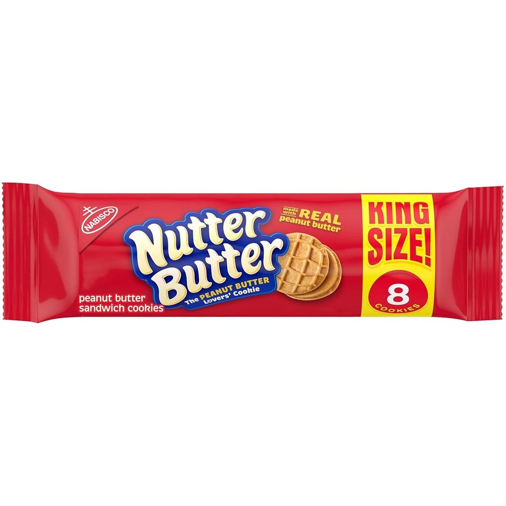 Nutter Butter King Size 8 Cookies 3.5oz/100g