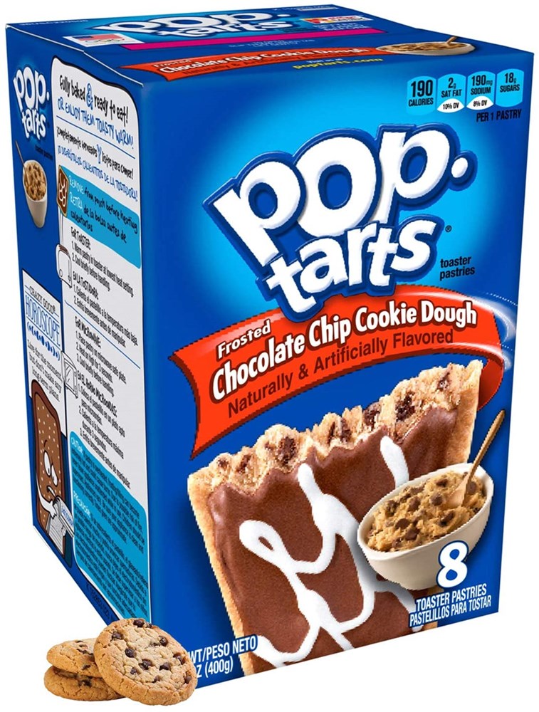 Pop Tarts - 8pk Frosted Choc Chip Cookie Dough