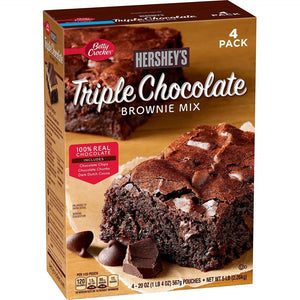 Betty Crocker Brownie Mix Hersheys Triple Chocolate 5LB/2.26kg