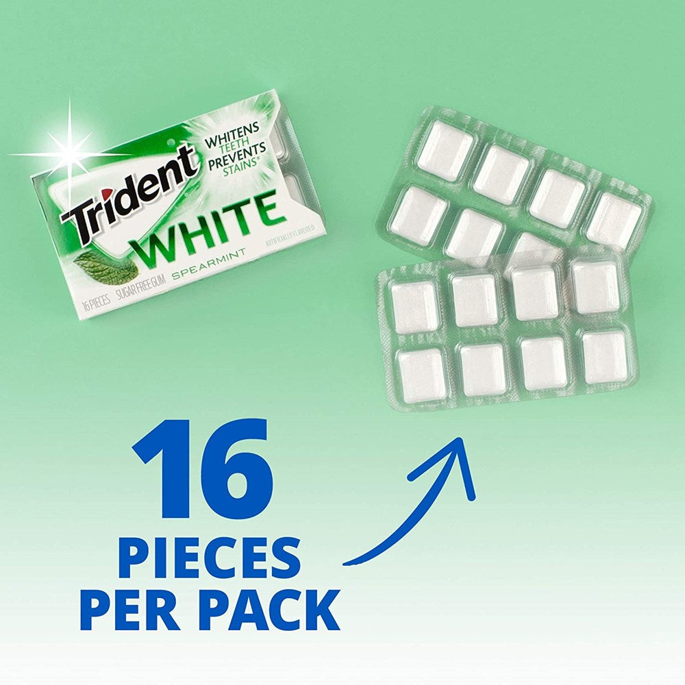Trident SF 16 stick Gum - White Spearmint