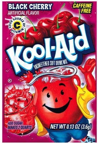 Kool Aid Drink Mix  Black Cherry 0.13oz/3.6g