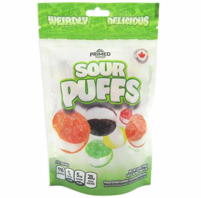 Primed Warrior Puffs Sour 3.5oz/100g