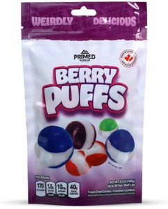 Primed Warrior Puffs Berry 3.5oz/100g