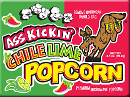 Ass Kickin Microwave Popcorn Chile Lime