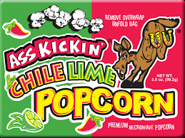 Ass Kickin Microwave Popcorn Chile Lime (BB 13/3/26)