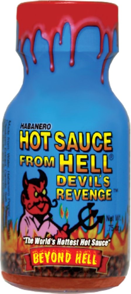 Hot Sauce From Hell Devils Revenge Mini Bottle 0.75oz/22ml