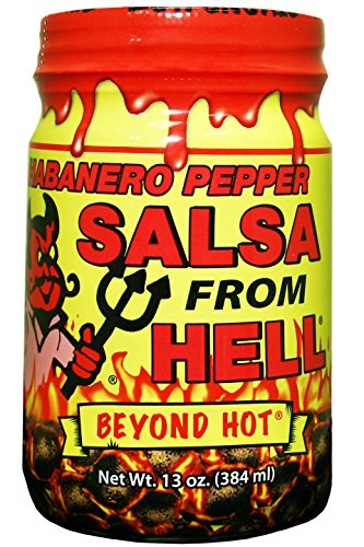 Salsa From Hell Habanero Pepper Beyond Hot 13oz/384ml (Best By Sep 2024)
