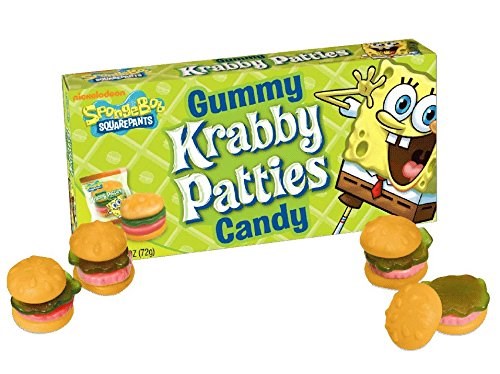 Sponge Bob Krabby Patties Gummy TBX 2.54oz/72g