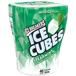 Ice Breakers Cubes Spearmint SF Gum 40pk