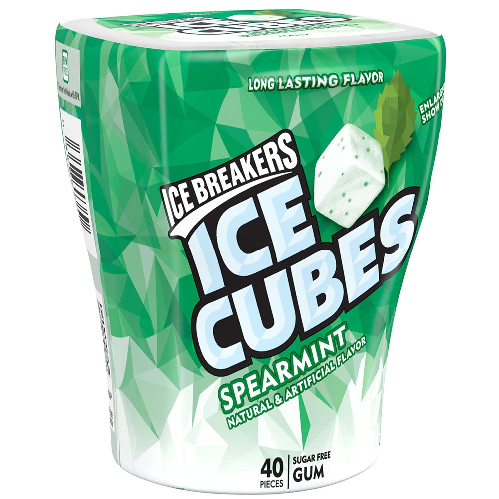 Ice Breakers Cubes Spearmint SF Gum 40pk