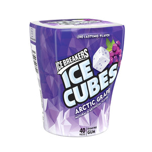 Ice Breakers Cubes Arctic Grape SF Gum  40ct