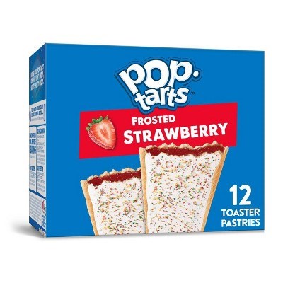 Pop Tarts - 12pk Frosted Strawberry 22oz/624g (Best by 21 Aug 2025)