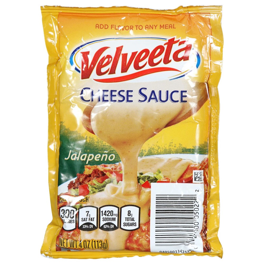 Velveeta Cheese Sauce Jalepeno 4oz/113g (Best by 5 Sept 2025)