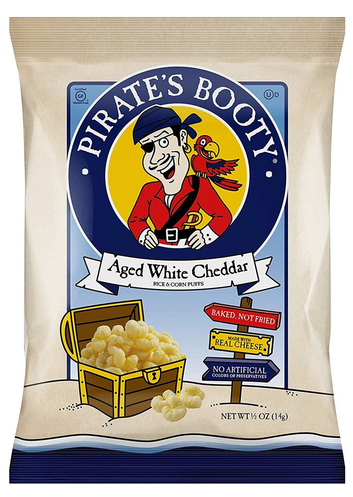 Pirates Booty White Cheddar Puffs 0.5oz/14g