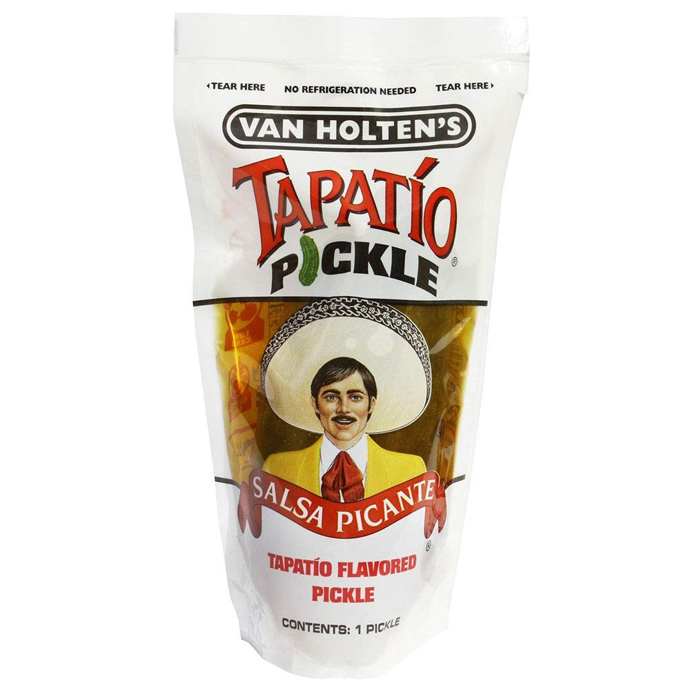 Van Holtens Pickle in a Pouch Tapatio Each (Best By Dec 2024)