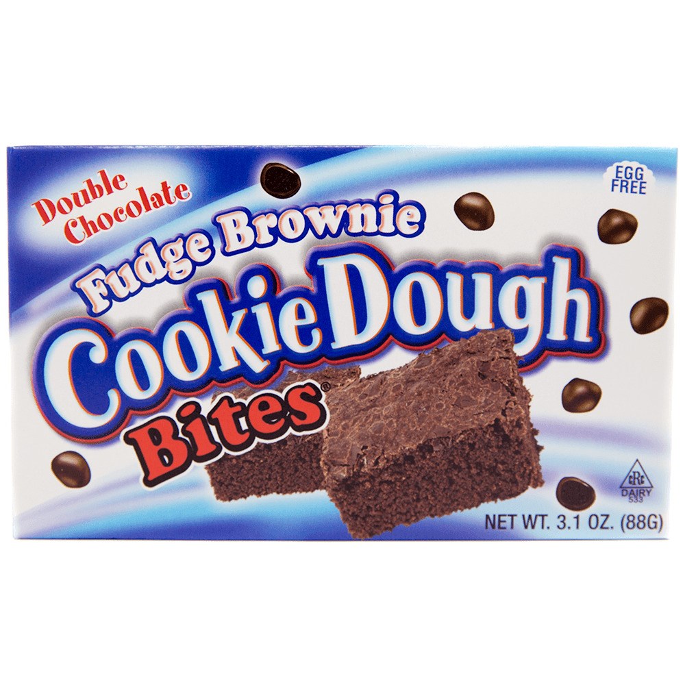Cookie Dough Bites Fudge Brownie Double Chocolate TBX
