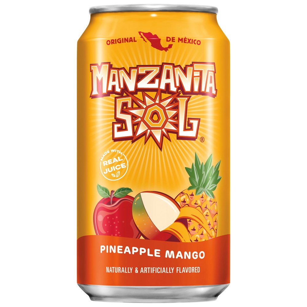 Manzanita Sol Pineapple Mango 12floz/355ml