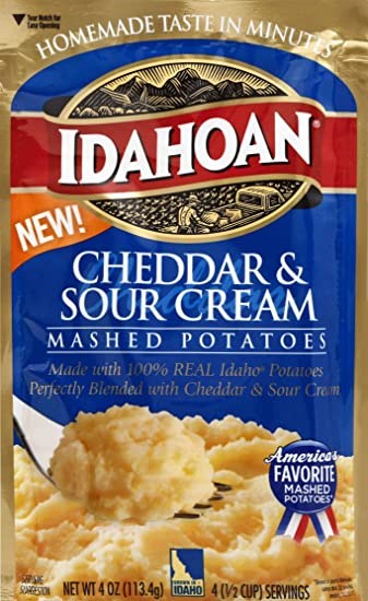 Idahoan Cheddar & Sour Cream Mashed Potatoes 4oz/113.4g