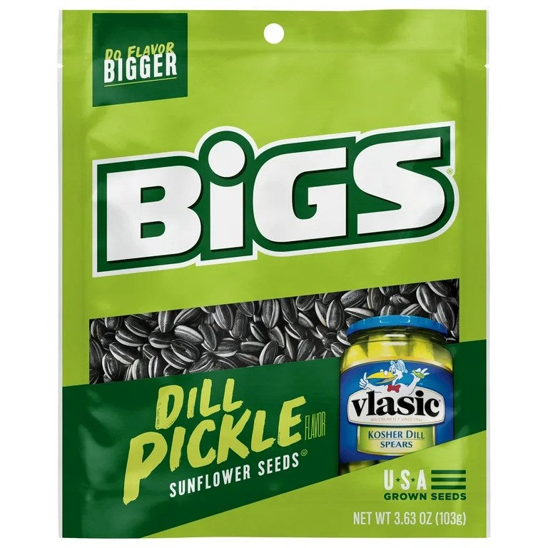 Bigs Sunflower Seeds Vlasic Dill Pickle