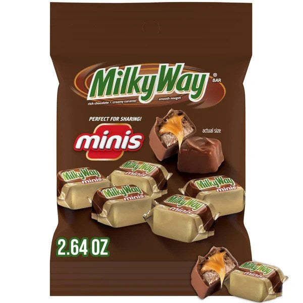 MILKY WAY Milk Chocolate Minis Candy Bars 2.64 oz