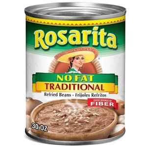 Rosarita No Fat Traditional Refried Beans 30oz