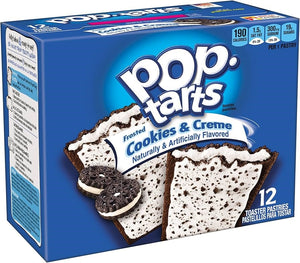 Pop Tarts - 12pk Frosted Cookies & Creme (Best by 11 Oct 2025)