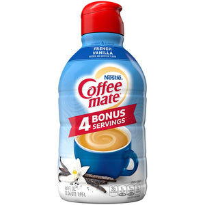 Nestle Coffee Mate Liquid 66oz French Vanilla 66floz/1.95L