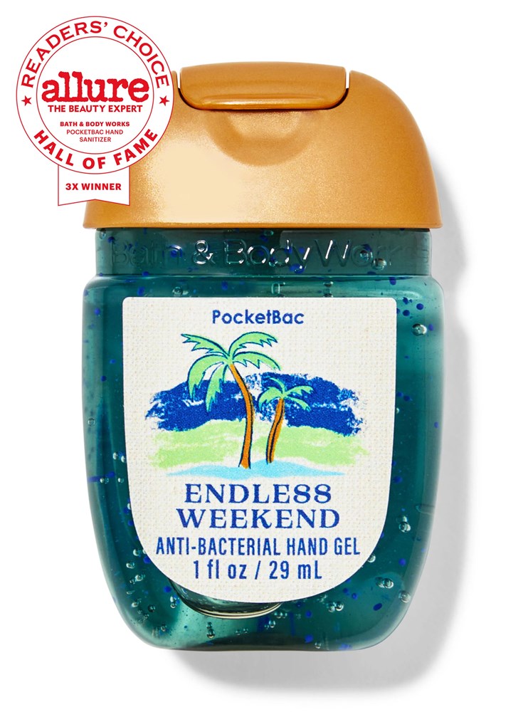 B&BW PocketBac Sanitiser Endless Weekend 1floz/29ml by Bath & Body Works