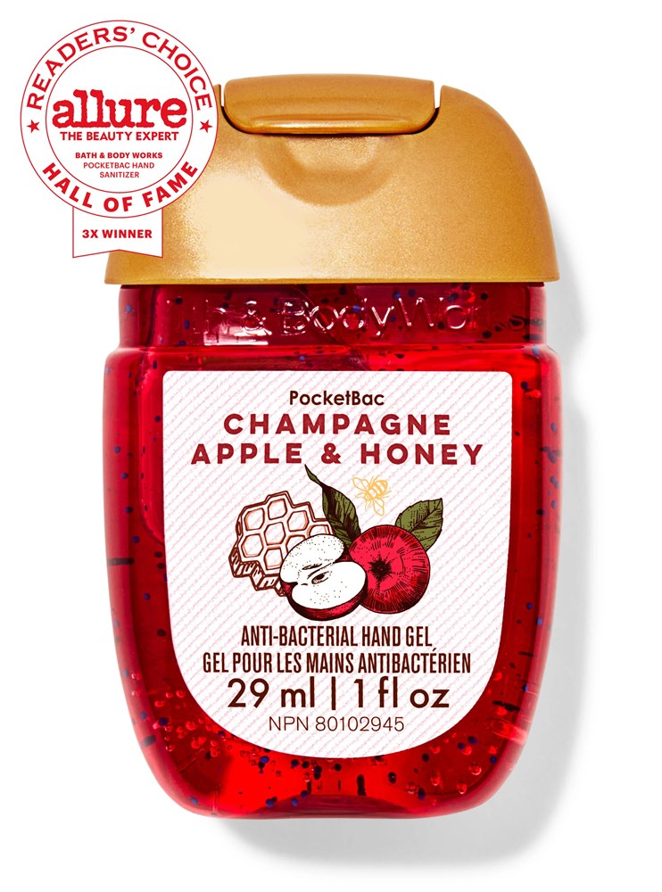 B&BW PocketBac Sanitiser Champagne Apple & Honey 1floz/29ml by Bath & Body Works