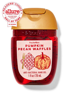 B&BW PocketBac Sanitiser Pumpkin Pecan Waffles 1floz/29ml by Bath & Body Works